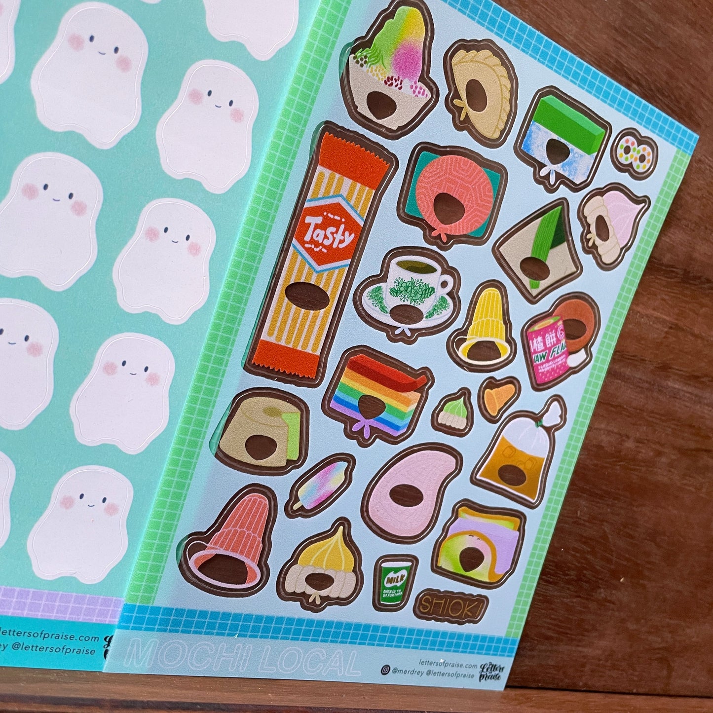 Sticker Sheet Set : Mochi Dress-Up Local