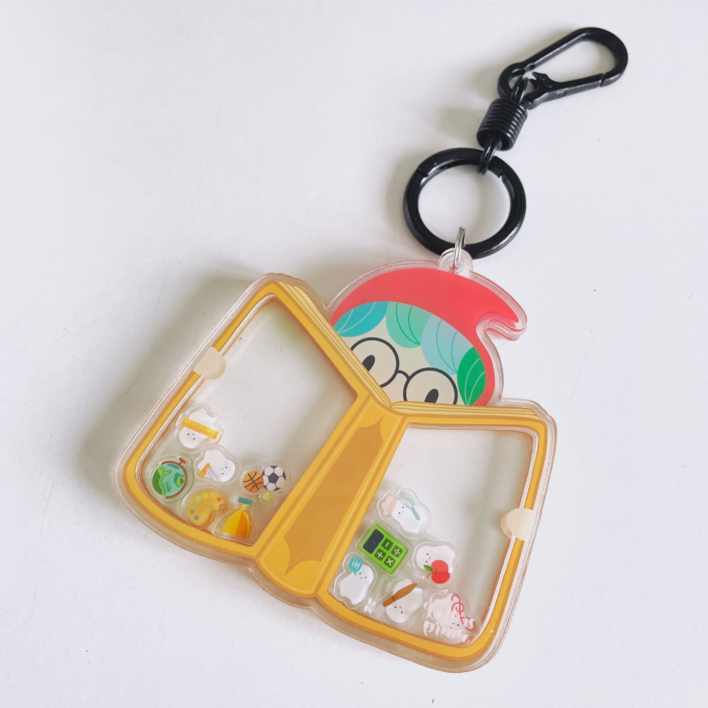 Mylo Book Shaker Keychain