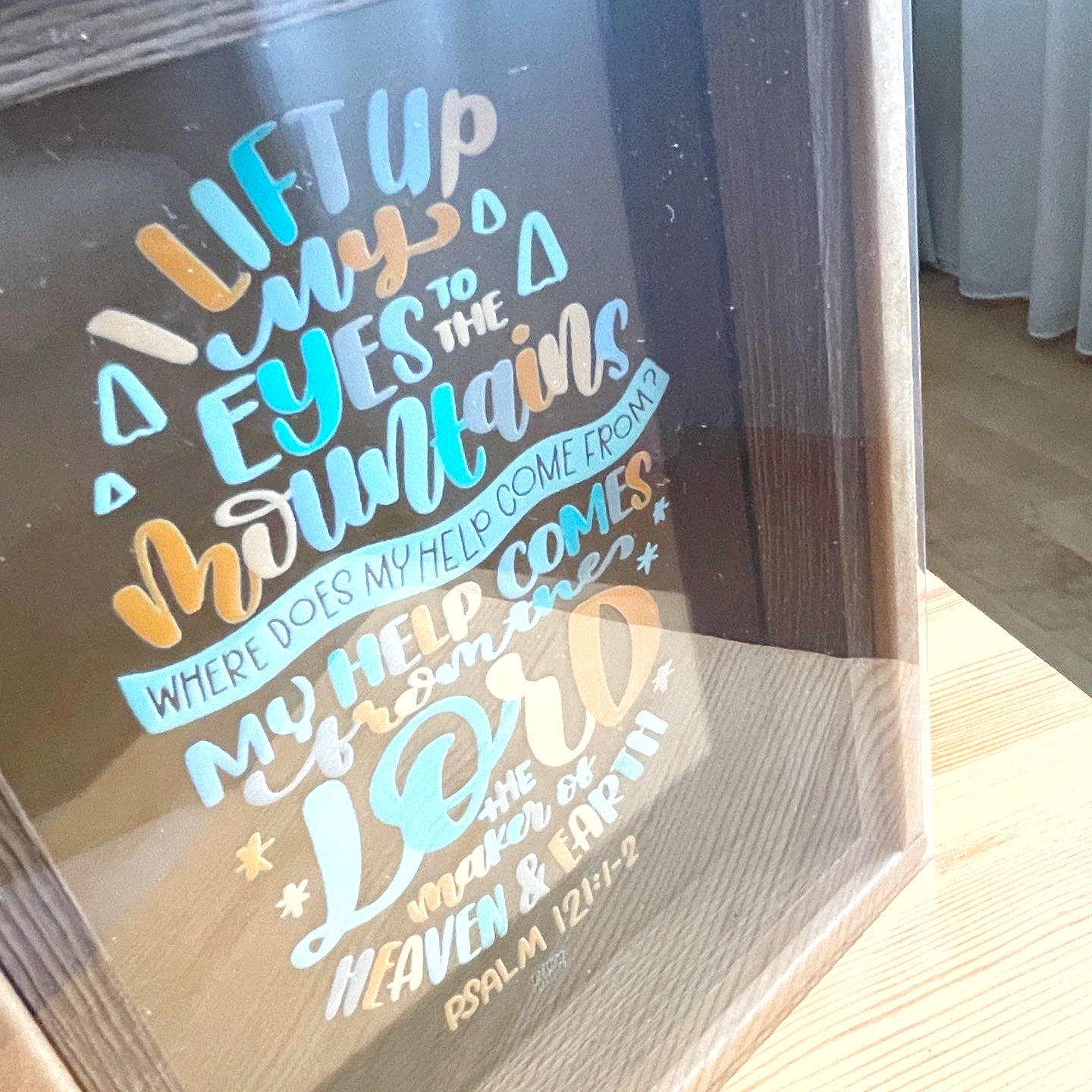 Bible Verse Clear Frame