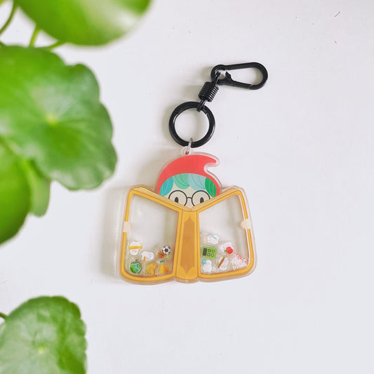 Mylo Book Shaker Keychain