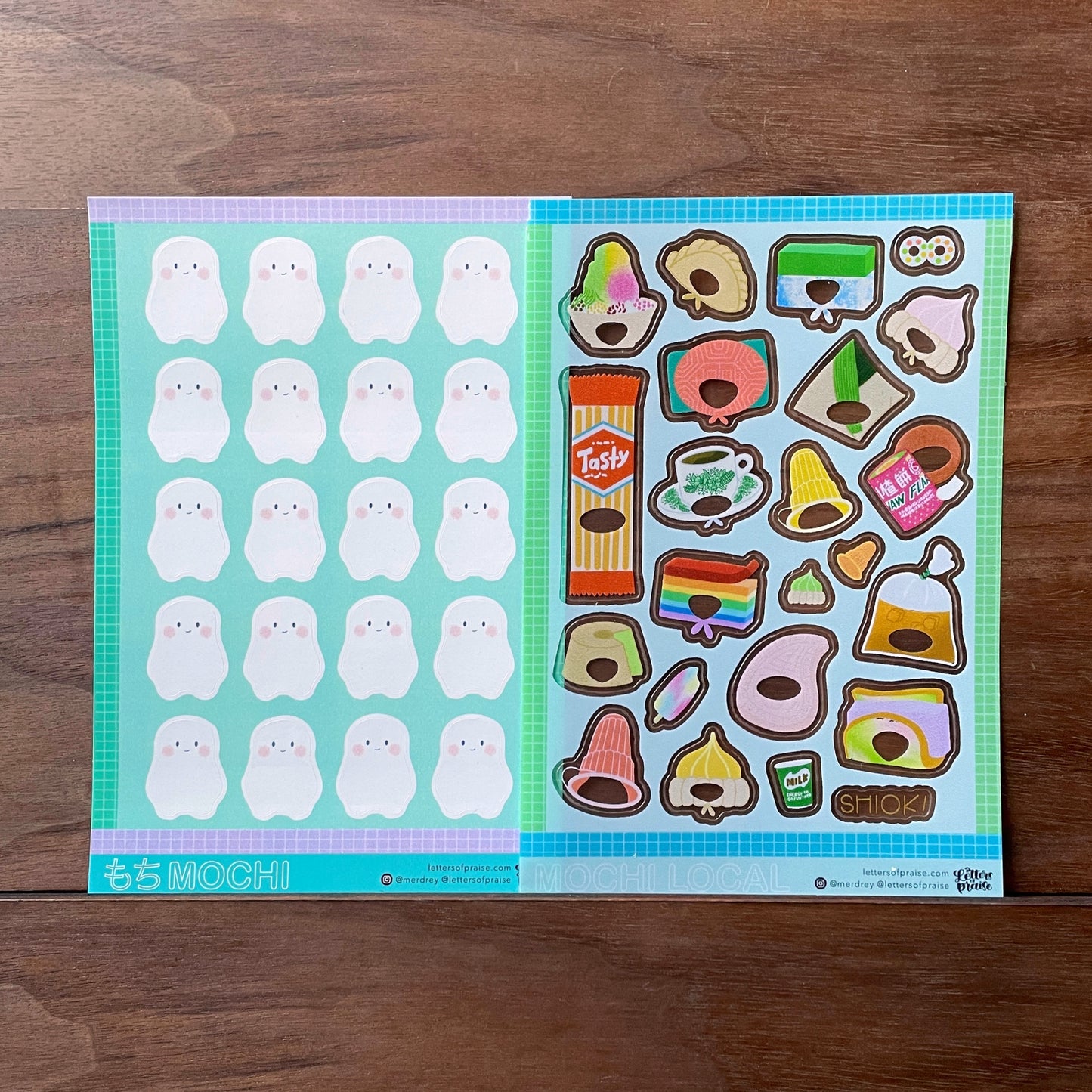 Mochi Dress-Up Local Sticker Sheet Set