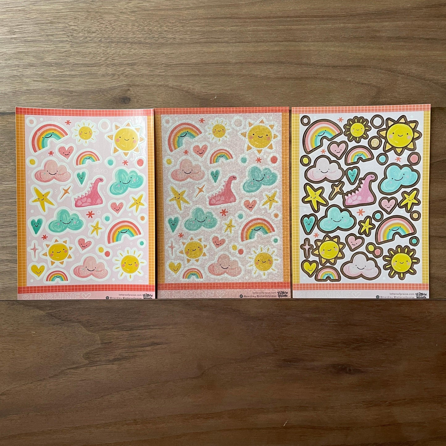 Sticker Sheet : Sunshine