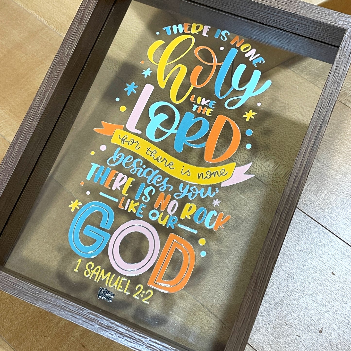 Bible Verse Clear Frame