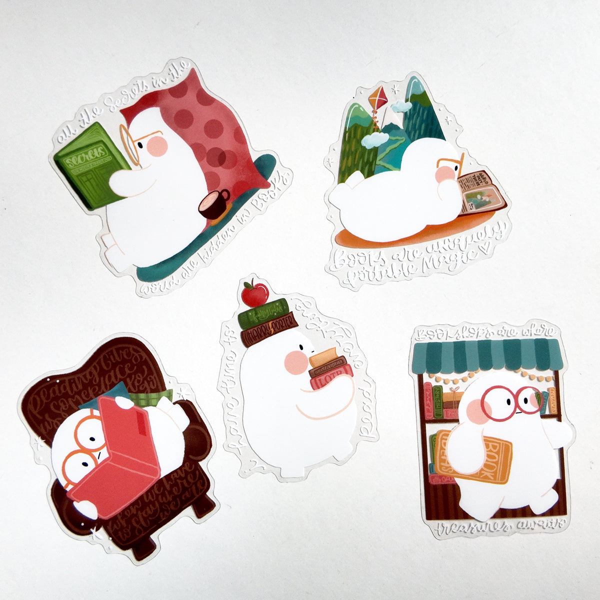Die-Cut Sticker Pack: Books and Stories