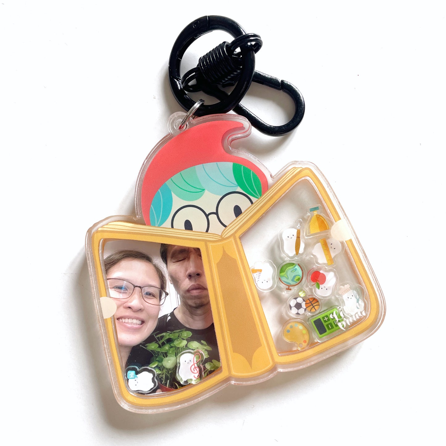 Mylo Book Shaker Keychain