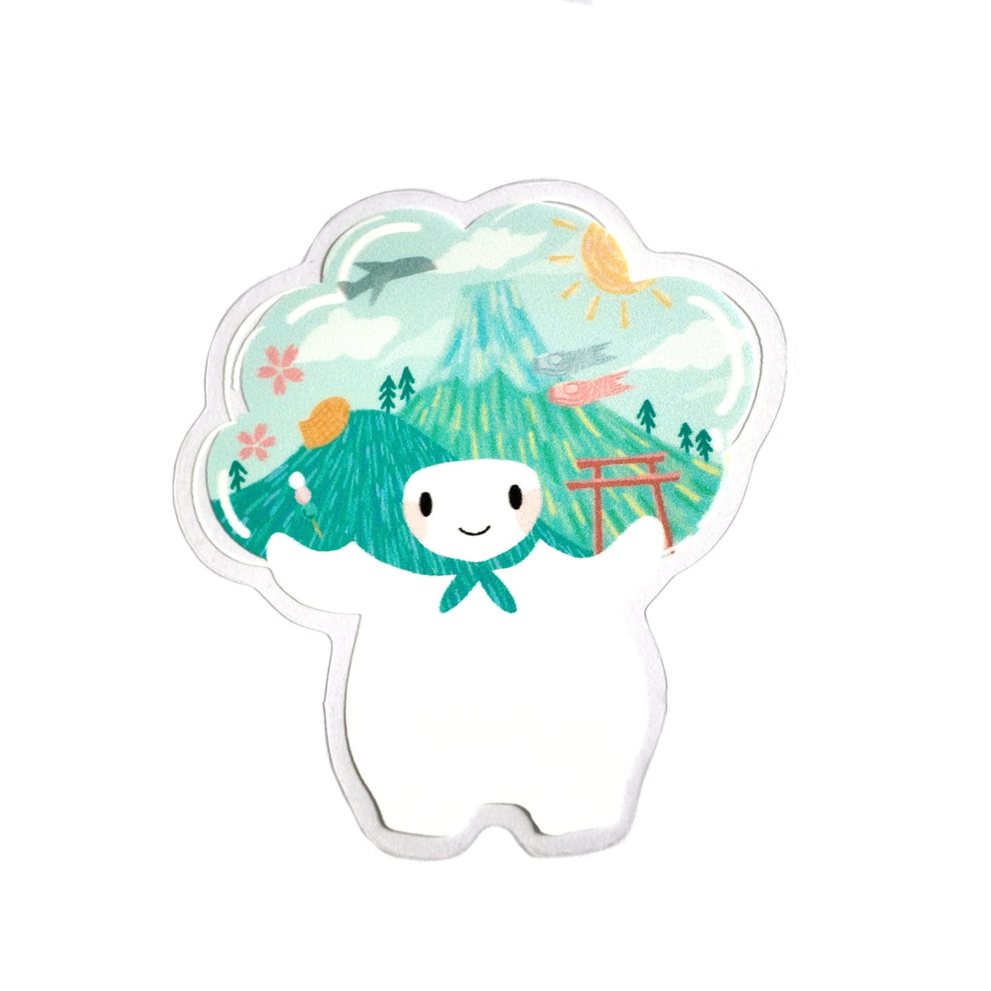 Die-Cut Stickers : Mentally on Vacation