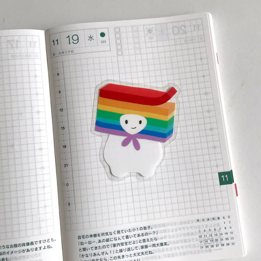 Die-Cut Stickers : Mochi Local Rainbow Kueh