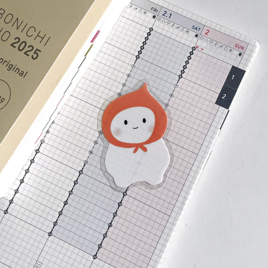 Die-Cut Stickers : Mochi Red Hoodie