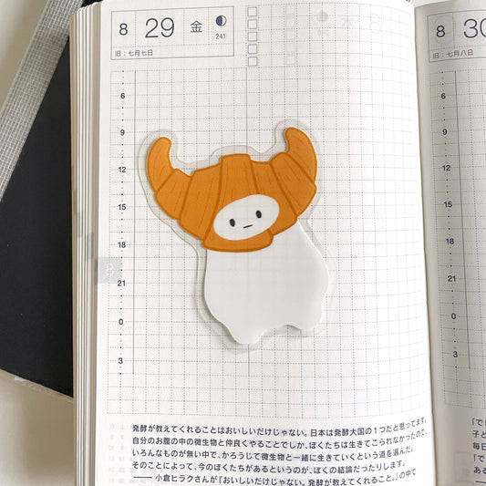 Die-Cut Stickers : Mochi Croissant