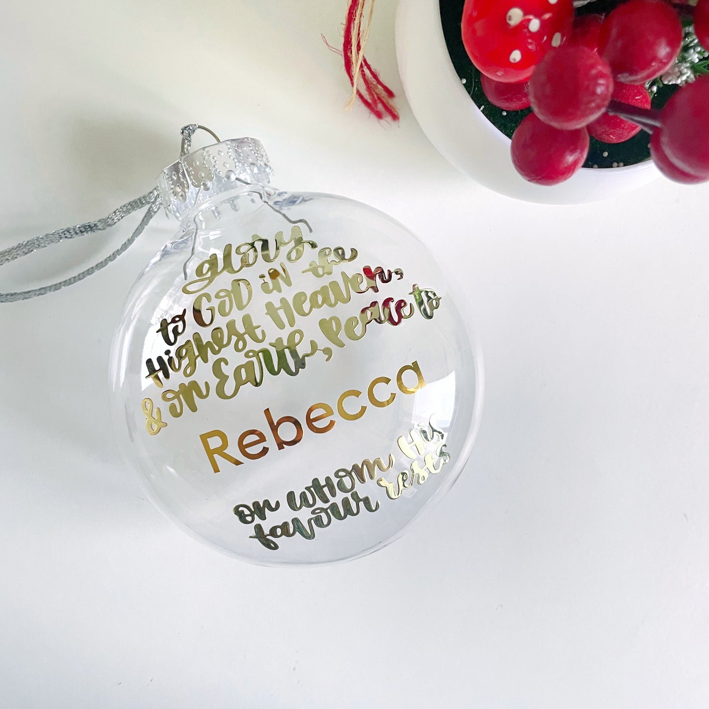 Personalised Christmas Baubles