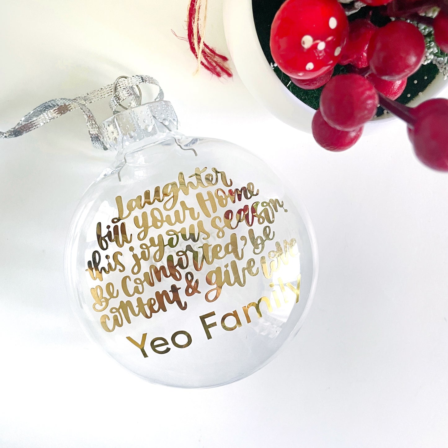 Personalised Christmas Baubles
