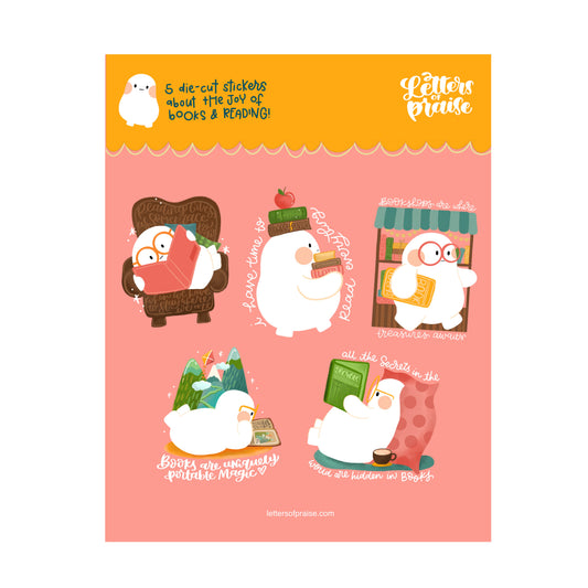 Die-Cut Sticker Pack: Books and Stories