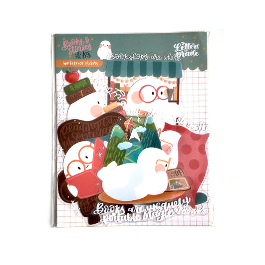 Die-Cut Sticker Pack: Books and Stories