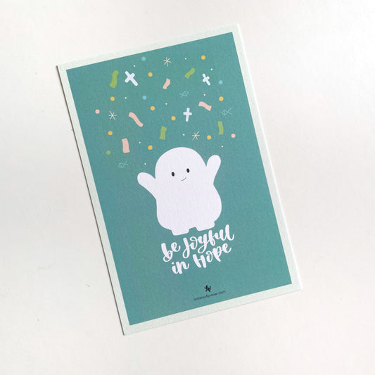 Postcards : Be joyful in hope