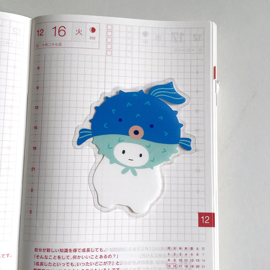Die-Cut Stickers : Mochi Pufferfish
