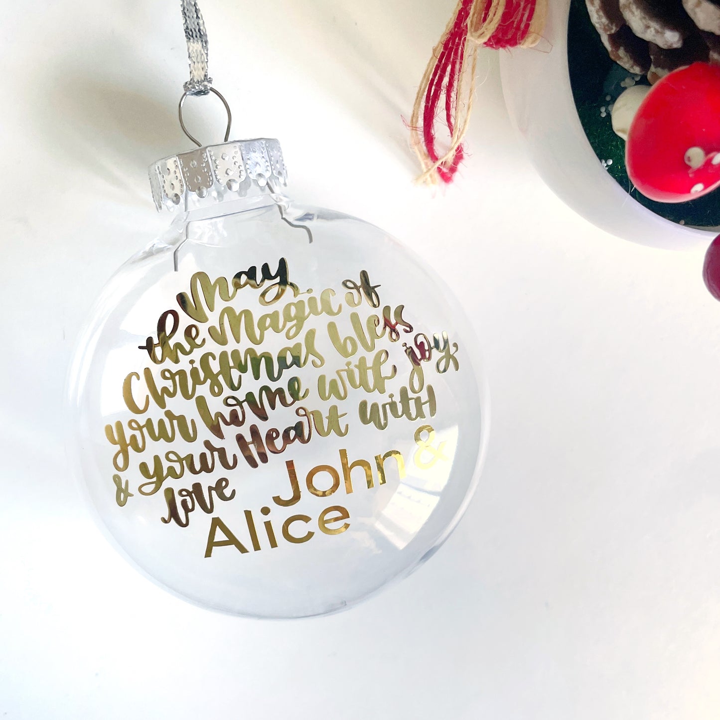 Personalised Christmas Baubles