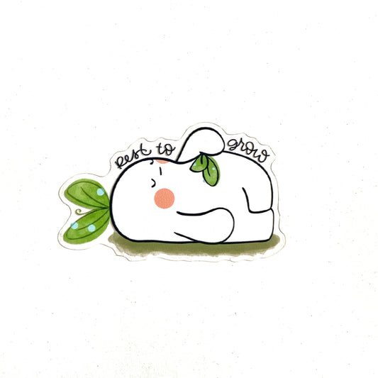 Die-Cut Stickers : Rest to Grow