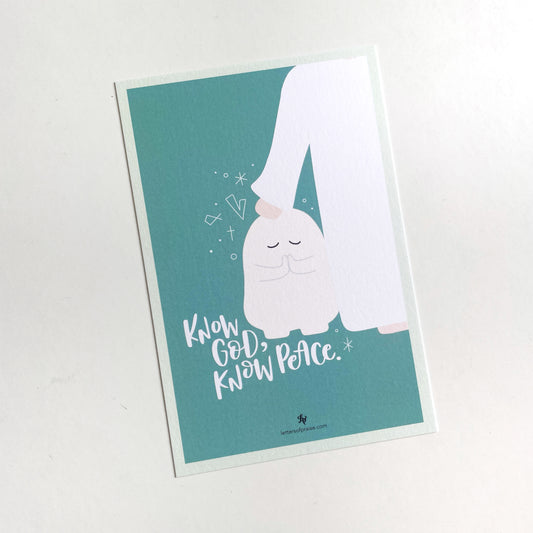 Postcards : Know God, Know Peace