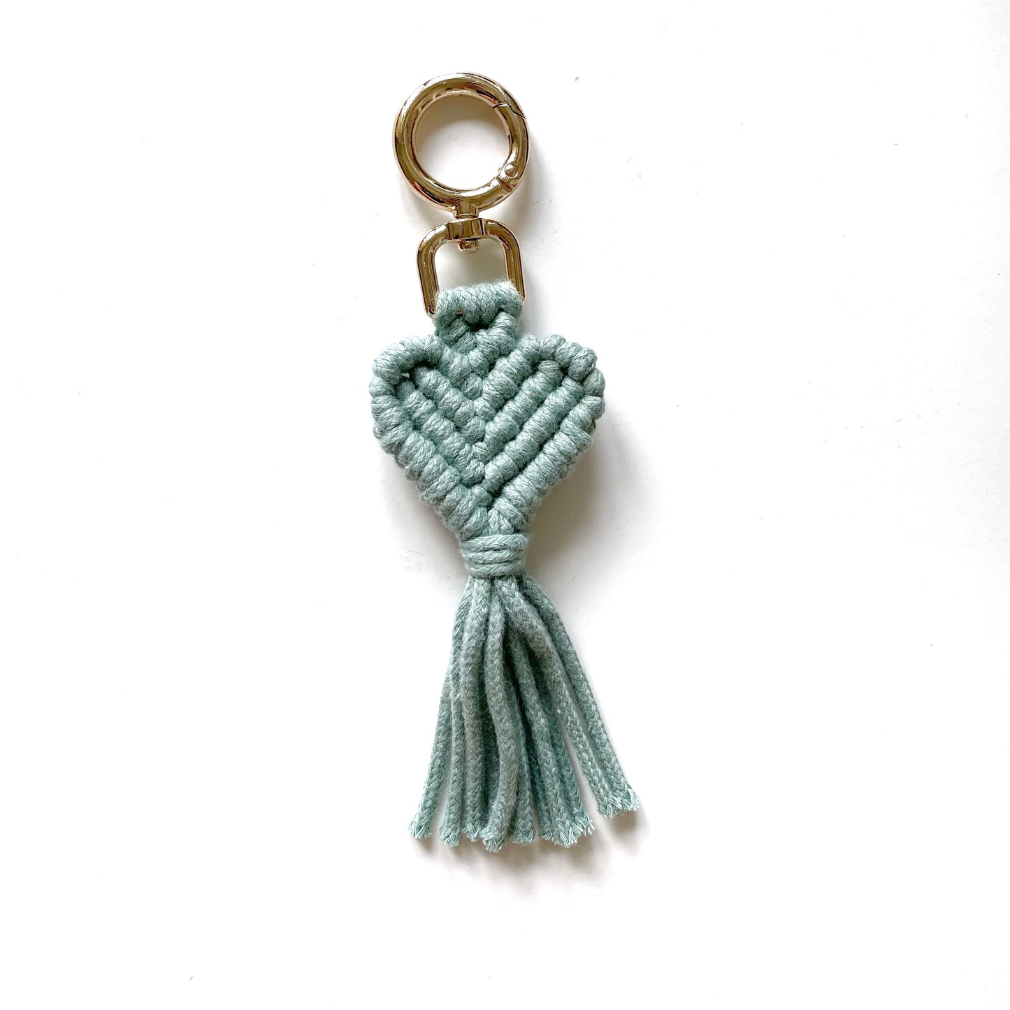 Knotted Keychain - Handmade Bag Charm
